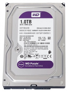 Купить Жесткий диск WD Purple WD10EJRX, 1ТБ, HDD, SATA III, 3.5"