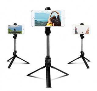 Selfie Stick Tripod Bluetooth XT-10P Black