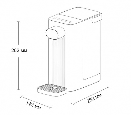 Купить Настольный диспенсер для воды Xiaomi Scishare Water Dispenser 3L White (S2303)