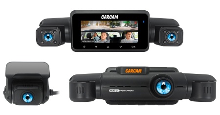 Купить Автомобильный регистратор CARCAM 4CH FullHD (4x1080p) Super Real View 360º WiFi DASH CAM GPS DVR CC-365