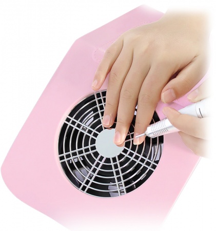 Купить Вытяжка для маникюра Nail Dust Collector Pink