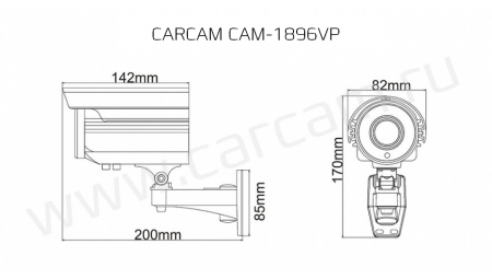 Купить IP камера видеонаблюдения CARCAM CAM-1896VP