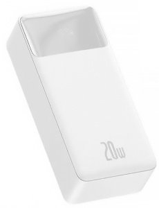 Baseus Bipow Digital Display 30000mAh 20W White (PPDML-N02)