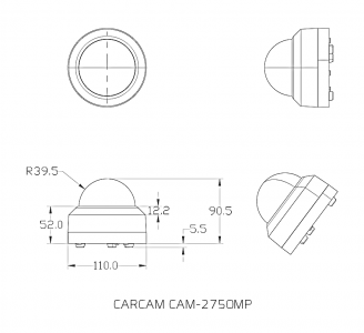 CARCAM 2MP Mini PTZ IP Camera CAM-2750MP