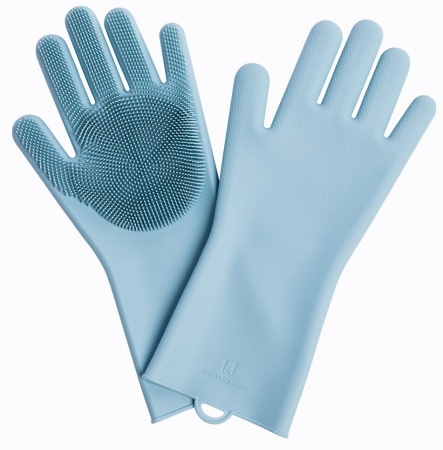 Купить Силиконовые перчатки Xiaomi Silicone Cleaning Glove Blue (HH674)