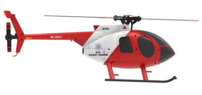RC ERA C189 MD500 Gyro Stabilized Helicopter Red/White 
