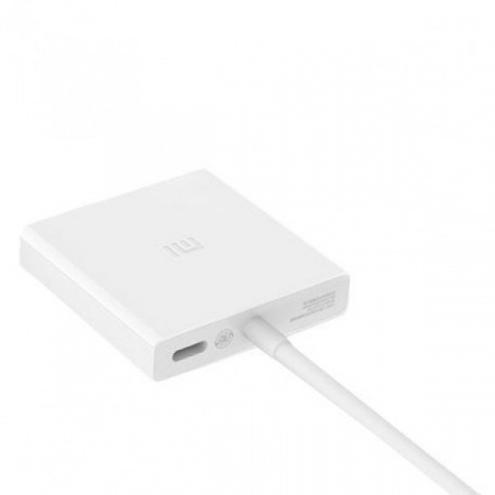 Купить Адаптер-Хаб Xiaomi Mi USB-C to HDMI and Gigabit Ethernet Multi-Adapter - White